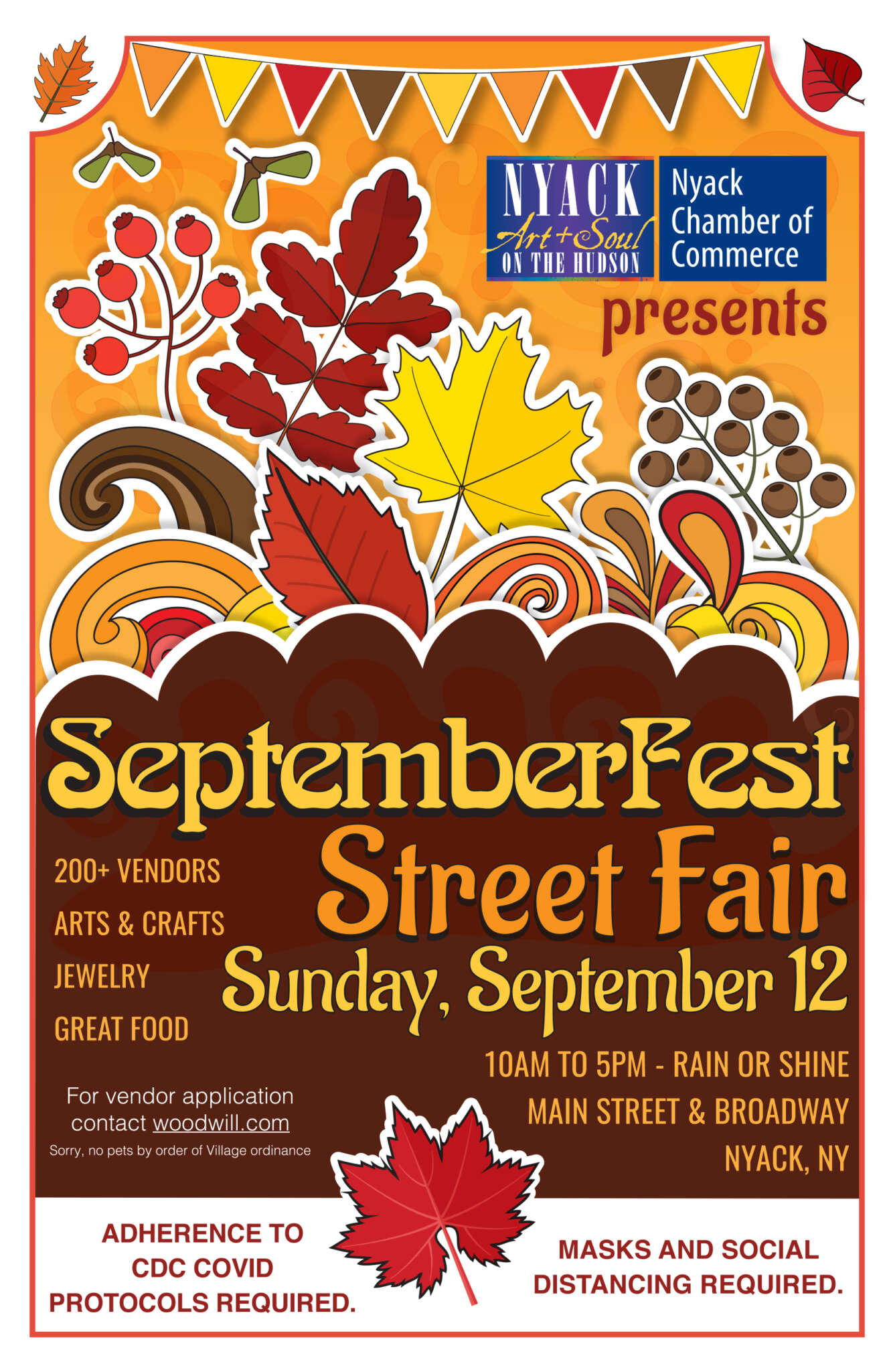 SeptemberFest Street Fair – Sept 12, 2021 – Nyack Chamber of Commerce