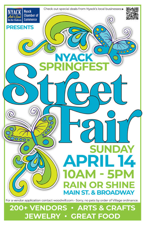 SpringFest Street Fair April 14, 2024 Nyack Chamber of Commerce